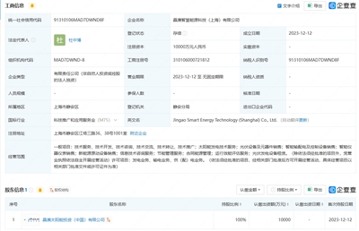 晶澳太陽能斥資1億成立智慧能源公司，加碼智能輸配電設備領域